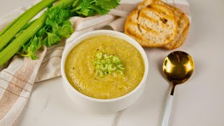 Super Delicious Celery Soup Recipe  Cooks Corner [upl. by Anitram]