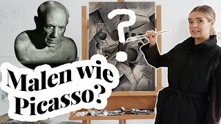 Ich male ein PICASSO Tutorial nach extrem schwer  ImJette [upl. by Lorrayne710]