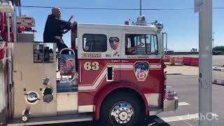 Firetrucks leaving the New Jersey fireman’s convention in wildwood 2023 finale part [upl. by Huntingdon]