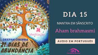 Dia 15  21 DIAS DE ABUNDÂNCIA DEEPAK CHOPRA EM PORTUGUÊS [upl. by Lidstone]