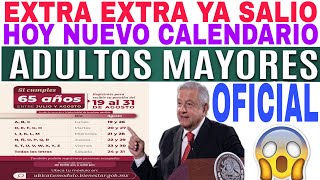 EN VIVO🔥YA SALIO🎉 CALENDARIO 📅 REGISTRO Y PAGOS ADULTOS MAYORES 65 🥊 [upl. by Suirtemed22]