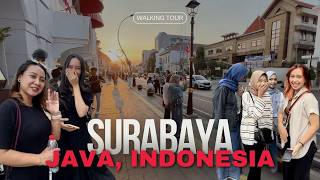 Explore SURABAYA City 🇮🇩 East Java Indonesia  Old town Walking Tour 2024 [upl. by Oag899]