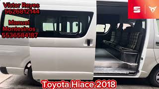 Toyota Hiace pasajeros 2018 Seat Autos Lomas [upl. by Burdelle]