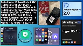 HyperOS 20 FeaturesHyperOS 15 IndiaGame Turbo 5020 System LauncherRedmi 14CAndroid 15MIUI [upl. by Atinar]