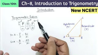 Class 10th Chapter 8 Introduction to Trigonometry NCERT New Book CBSE New Pattern [upl. by Negyam842]