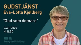 EvaLotta Kjellberg  Gud som domare  Korskyrkan Örkelljunga [upl. by Mila231]