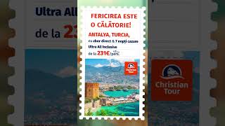 Vacanta Turcia  Antalya  Christian Tour [upl. by Suravaj564]