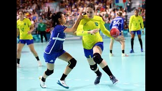 Olimpíadas  Brasil perde para a França no handebol feminino e terá decisão pela frente por vaga [upl. by Ulphi]