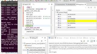 OpenOcd Eclipse imx6 linux kernel [upl. by Uwton]