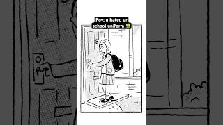 stupid skool vs after skool ☠️ school highschool comic goth emo y2k animation trans shorts [upl. by Anerak906]