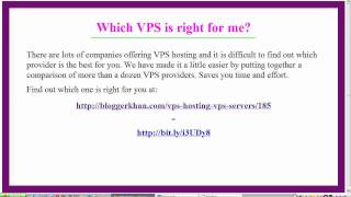 VPS Hosting Comparison [upl. by Ru514]