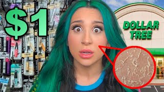 Testing the WORLDS CHEAPEST MAKEUP Dollar Store Makeup [upl. by Stoat15]