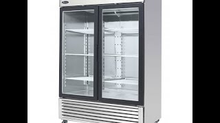 Atosa MCF8707 Glass Door Refrigerator Restaurant Equipment [upl. by Ssej]