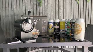 Quick review of the The SUB by KRUPS beer dispenser [upl. by Ecnarual]