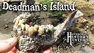 GRUESOME FINDS at Deadmans Island  Hovercraft History Hunters [upl. by Nallaf798]