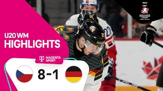 Tschechien  Deutschland  Highlights Gruppenphase  IIHF U20 EishockeyWM 2023  MAGENTA SPORT [upl. by Baseler178]