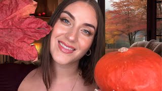 ASMR Cozy Herbststimmung 🍁🍂 autumn Triggers  Traumreise Tapping Scratching Whispering Kamin [upl. by Danie]