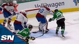 Stars Evgenii Dadonov Converts On Wide Open Cage After Brutal Giveaway By Avalanches Ross Colton [upl. by Otrepur453]