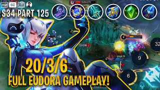 Mobile Legends  Part 125 Season 34 Full Eudora Gameplay [upl. by Tavey]