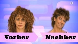 Vorher Nachher quotUmstyling Haarequot mit Holger Hoffmann  Sat1 Frühstücksfernsehen [upl. by Viveca449]