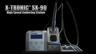 XTronic SX90 • Professional Series • 80 Watt Lead Free Soldering Iron Station [upl. by Jamal791]