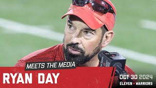 Ryan Day gives injury updates on Zen Michalski Lathan Ransom ahead of the Penn State game [upl. by Luhem]