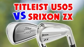 Titleist U505 vs Srixon ZX Review [upl. by Nauqyt134]