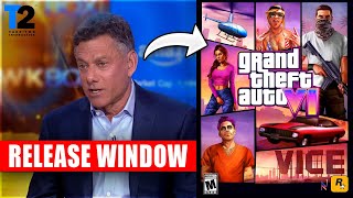 Take Two CEO Talks About GTA 6 RELEASE WINDOW [upl. by Noimad]