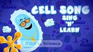 The Cell Song  Part of a cell song  Science Music Videos  dArtofScience [upl. by Palocz70]