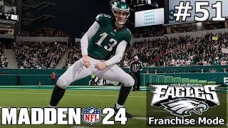 Stetson Bennett NFL Debut  Madden 24 Philadelphia Eagles Franchise ep 51 [upl. by Wilmott]