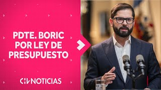 Pdte Boric dio a conocer los ejes de la Ley de Presupuesto 2024 en cadena nacional [upl. by Gibbs44]