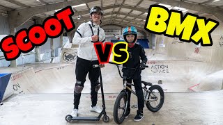 Pro Scooter vs Pro BMX INSANE [upl. by Verras]