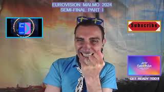 🔴LIVEFRANCE REACTS EUROVISION MALMO 2024  SEMIFINAL PART 1 IRELAND [upl. by Nnylyaj674]