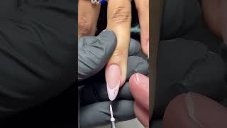 almond nails make your fingers longer amp slimmer nail nailsalon nailtechdomanho bestnailampspa [upl. by Aeiram]