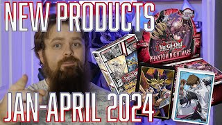 YUGIOH FIRST NEW PRODUCTS for 2024 Jan April [upl. by Allisan]