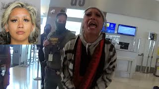 Drunk Woman Has An Extreme MeltDown At Airport For Missing Her Sprit Flight [upl. by Notlem]