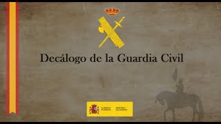 Decálogo de la Guardia Civil [upl. by Inigo]