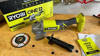 Ryobi 18V Angle Grinder  Unboxing [upl. by Shipp]