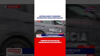 🔴🔵¡Patrulleros y unidades de rescate Gran cantidad de vehículos policiales abandonados en depósito [upl. by Ayna]