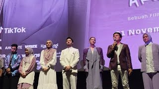 Bryan domani nadya arina dini aminarthi angika di gala premier film pantaskah aku Berhijab [upl. by Girish466]