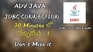 JDBC connection in teluguadvance java jdbc connectionnareshtechintelugu [upl. by Carmen]