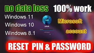 How to bypass a forgotten PIN Microsoft account password in cmd with a local account 2024 [upl. by Estus219]