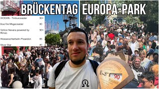 EUROPAPARK und BRÜCKENTAG Der jährliche WartezeitenWahnsinn im Freizeitpark Epfan95 Videoblog [upl. by Aliuqat]