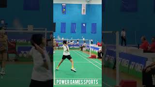 U15 national championship final match rally badminton [upl. by Inhsor]