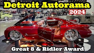 DETROIT AUTORAMA 2024  Over 2 hours of Amazing Hot Rods Customs Lowriders amp Motorcycles  Part 1 [upl. by Armat]