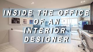 Office Tour  Vlog  Inside The Office of an Interior Designer [upl. by Onahpets470]