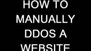 How to Manually DDoS a Website [upl. by Annaid665]