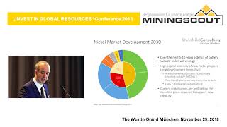 Miningscout German Resource Investment Days 2018  Keynote Market Outlook for Battery Materials [upl. by Kachine]