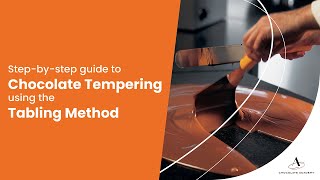 Tempering Chocolate By Tabling Method [upl. by Theodore50]