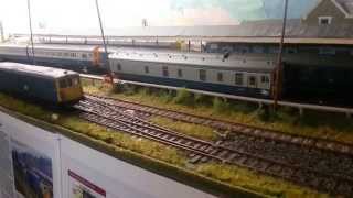 Horsham Model Railway Club Exhibition 2014 [upl. by Auqinahs101]